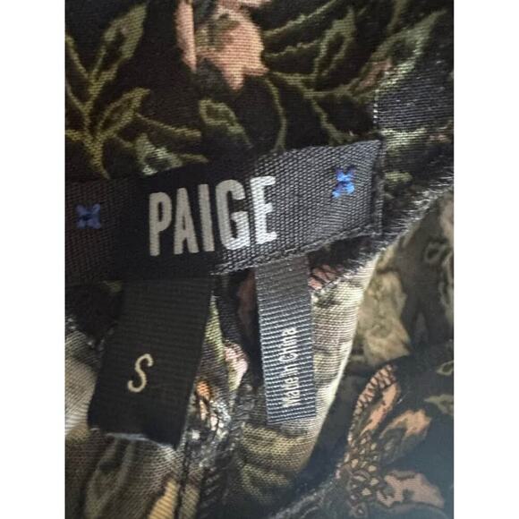 PAIGE Women’s Small Storm Cloud Floral Cold Shoulder Maxi Dress - Picture 9 of 10